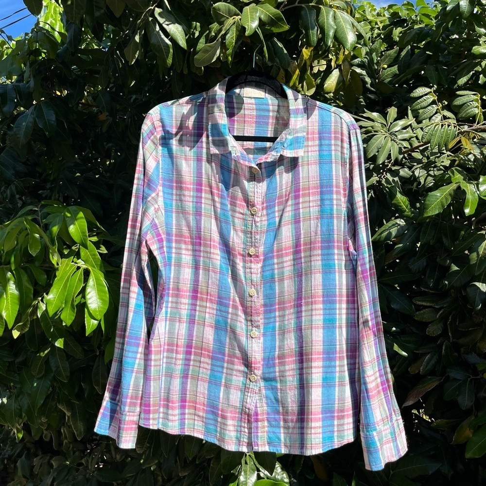 CP‎ Shades plaid button up shirt